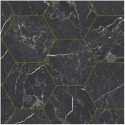 Iconik 260D Nero Marquine Hexagon Gold